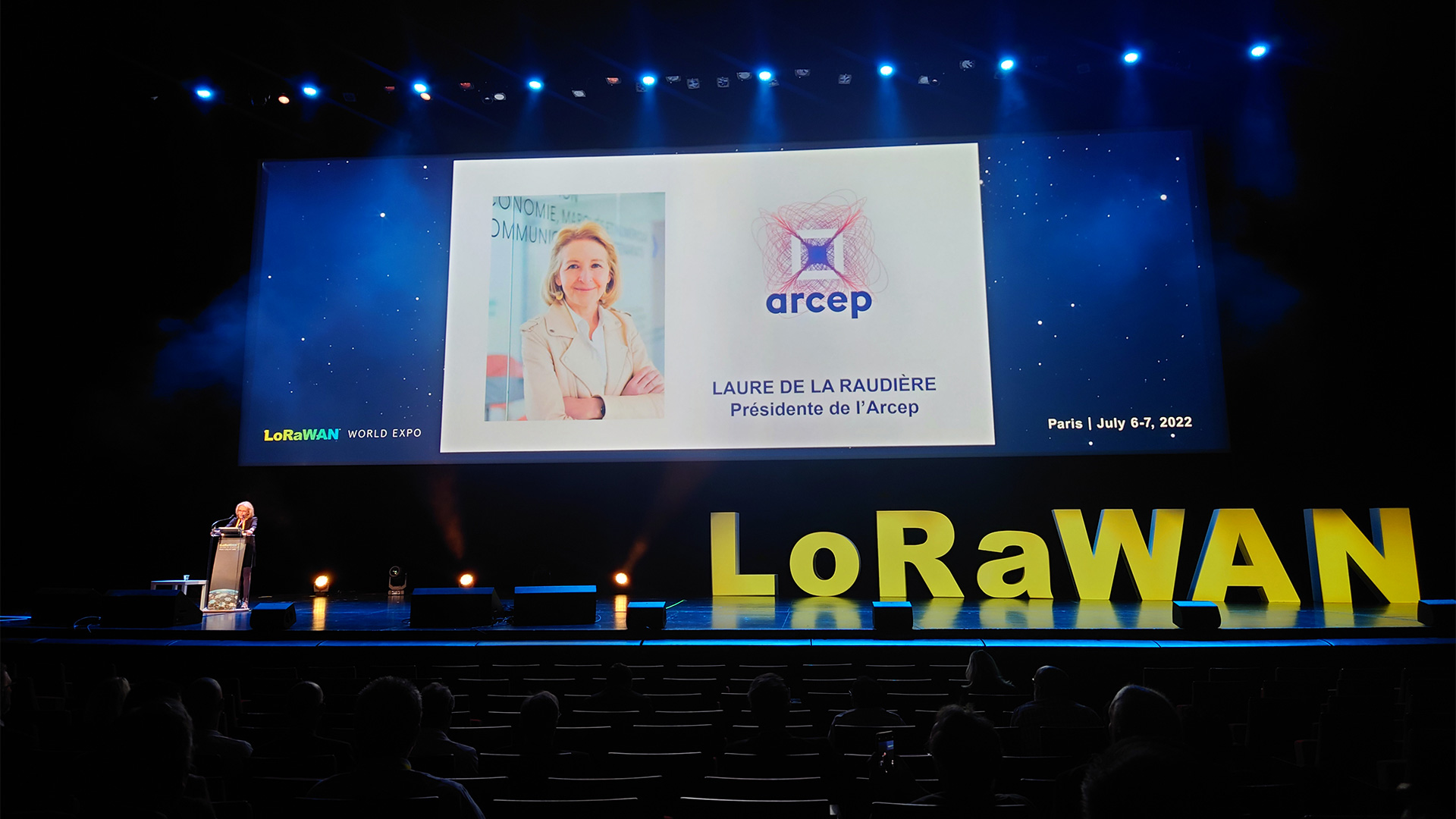 One of the opening keynotes included an informative session by the French regulating body on electronic communication presenting news in regard to low-frequency radio communication, comparisons, and uptake, of LoRaWAN compared to e.g., 4G IoT, as well as the different authorizations used by the different technologies.